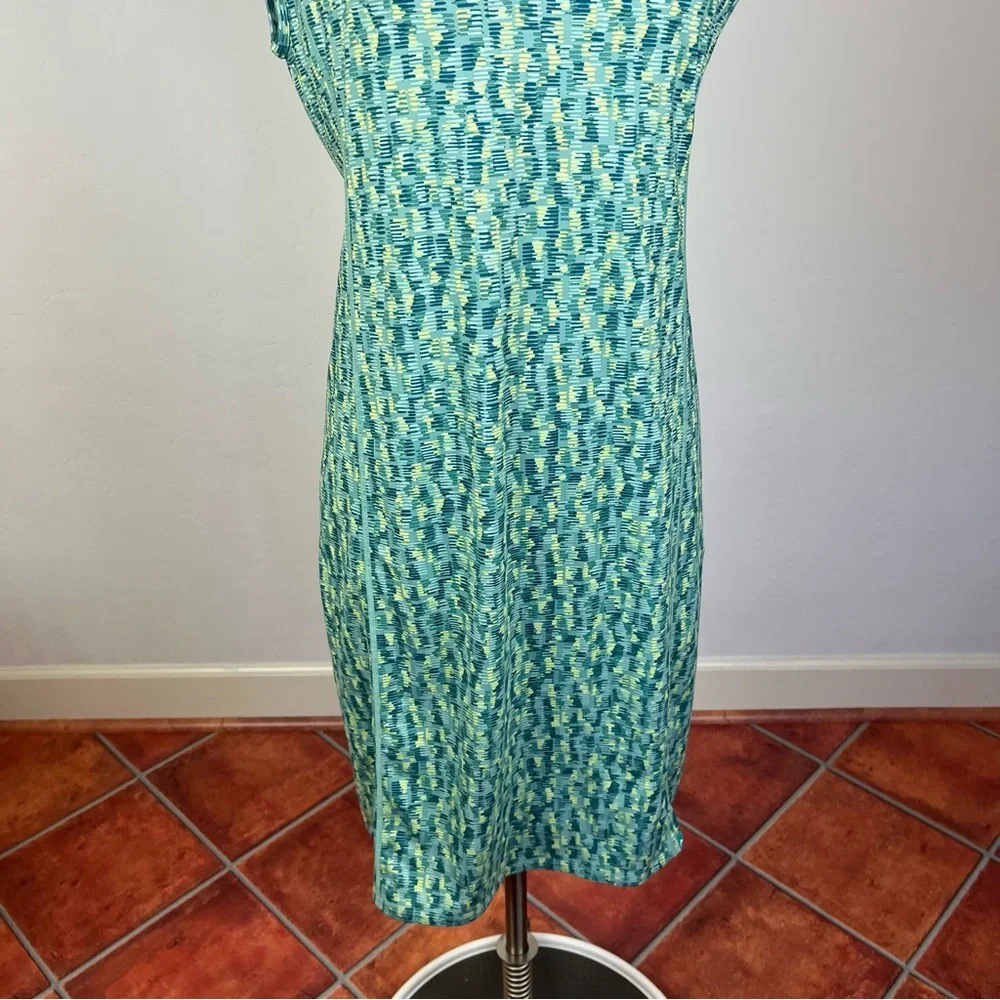 Simms Drifter Dress in Coastal Print Aqua - Picture 4 of 7